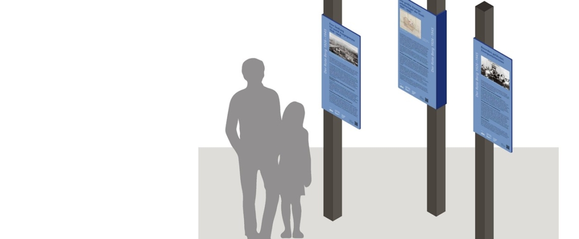 Stelen am Roten Berg