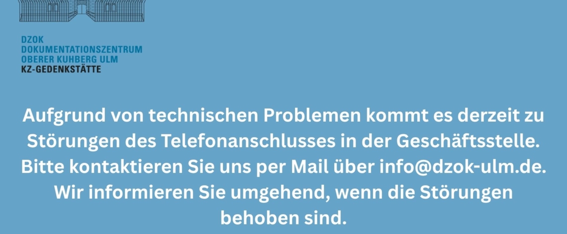 Telefonausfall in der Geschäftsstelle
